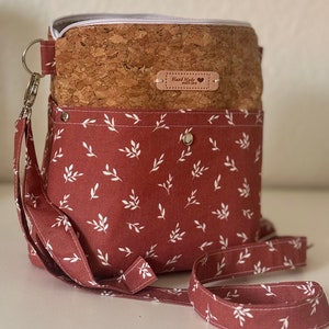 Bag ladies handbag shoulder bag floral flowers crossbag